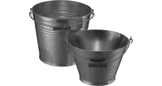 BUCKET GALVANIZED Capacity 10 litre, Price for 1, IMPA 174128, ISSA , Weight 1.65Kg HS Code:  73239999 Origin:  INDIA