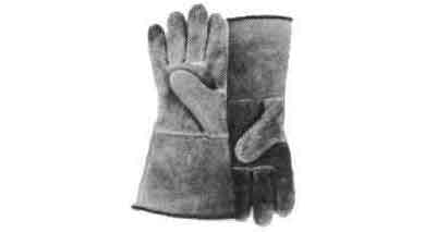 PAIR OF WELDING GLOVES SPLITLEATHER WITH 5 FINGERS, Price for 1, IMPA 190113, ISSA 7710012, Weight 0.30Kg HS Code:  42032910 Origin:  CHINA