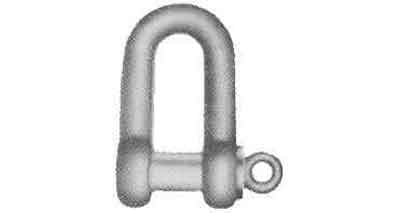CHAIN SHACKLE SCREW PIN 27x30x42mm -  4 ton + cert., Price for 1, IMPA 230303, ISSA , Weight 2.53Kg HS Code:  73269098 Origin:  CHINA