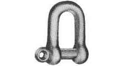 SCREW PIN D-SHACKLE 10x10x20mm  ZINC PLATED, Price for 1, IMPA 230343, ISSA , Weight 0.08Kg HS Code:  73269098 Origin:  CHINA