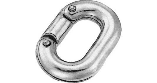 CONNECTING LINK 10mm STAINLESS STEEL AISI-316, Price for 1, IMPA 231186, ISSA , Weight 0.05Kg HS Code:  73158210 Origin:  GERMANY