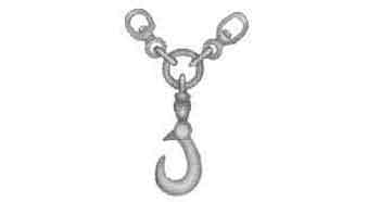 CARGO HOOK SEATLLE PATTERN WLL 5 ton  with certificate, Price for 1, IMPA 231212, ISSA , Weight 25.00Kg HS Code:  73269091 Origin:  CHINA