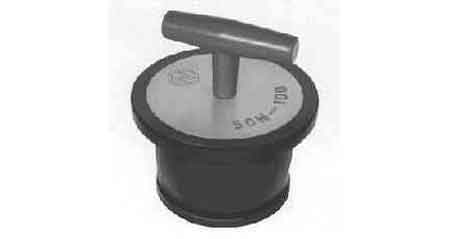 Scupper Plug 50N- 50, 40 to 65 mm Rubber Parts Made Off Oil Resistant Rubber (CR), Price per PCS, IMPA 232481, HS Code 81819090, Origin PRC, Weight 0.50Kg