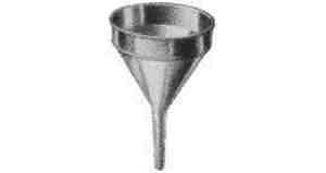 OIL FUNNEL GALVANISED 280mm with brass strainer, Price for 1, IMPA 232607, ISSA , Weight 0.28Kg HS Code:  72121010 Origin:  CHINA