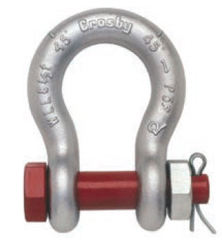 ANCHOR SHACKLE SAFETY BOLT 13,5x16x22mm WLL 2,0 ton, Price for 1, IMPA 234246, ISSA , Weight 0.44Kg HS Code:  73269098 Origin:  NETHERLANDS