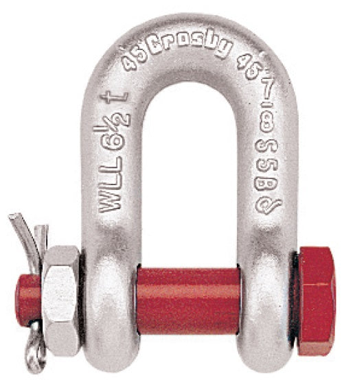CHAIN SHACKLE SAFETY BOLT 16x19x27mm  WLL 3,25 ton, Price for 1, IMPA 234277, ISSA , Weight 0.79Kg HS Code:  73269098 Origin:  NETHERLANDS