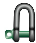 CHAIN SHACKLE SCREW PIN  7x 8x12mmWLL 0,5 ton, Price for 1, IMPA 234502, ISSA 4309701, Weight 0.06Kg HS Code:  73269098 Origin:  NETHERLANDS