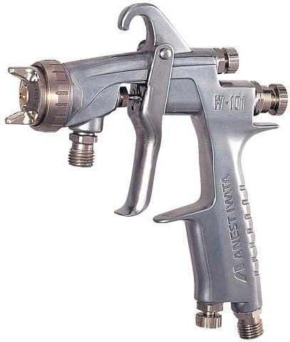 TETRA MP-200/1.7 Paint Spray Gun, suction feed type, set with 1000 cc container, diameter 1.7 mm, straight/intersect, Price Per PCE, HS-Code 8424897090, Origin CN, IMPA 270505, Weight 1.1Kg, TETRA, Quality B