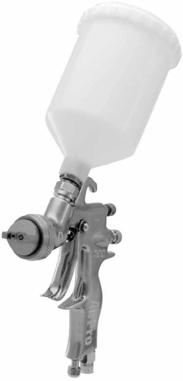 TETRA PG-898, Air spray gun, gravity feed, incl 600cc cup, conventional, nozzle size 1.4 mm, Price Per PCE, HS-Code 8424200000, Origin CN, IMPA 271305, Weight 0Kg, TETRA, Quality B