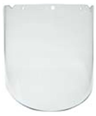 MSA V-Gard transparant PC visor, 2,5 mm, 264 mm long, 10115853, IMPA 310540, Price Per PCE, HS-Code 6506101000, Origin US, IMPA 310540, Weight 0.28Kg, MSA, Quality A
