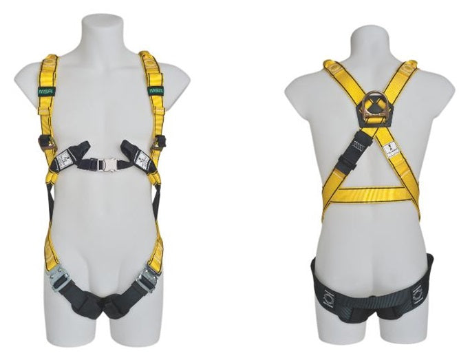 Climax 10 Basic Plus, Safety harness, 1 D-ring dorsal, loops on chest, IMPA 311514, Price Per PCE, HS-Code 6307909899, Origin ES, IMPA 311514, Weight 0.64Kg, Climax, Quality B