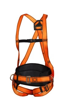 MSA V-form harness, with waist belt, back - chest and hip-D-rings, Quick Fit, Size M, Part no 10206049 IMPA 311524, Price Per PCE, HS-Code 6307909899, Origin US, IMPA 311524, Weight 1.95Kg, MSA, Quality A