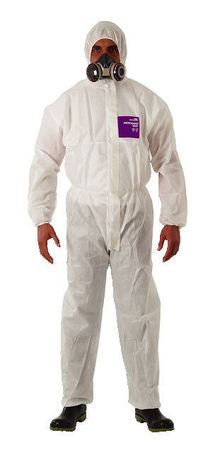 Technosafety disposable coverall, Cat III, Type 5/6, White, Anti-static, Size XXL, IMPA 312005, Price Per PCE, HS-Code 3926200000, Origin CN, IMPA 312005, Weight 0.25Kg, Technosafety, Quality B