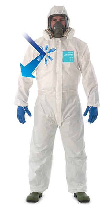 Microgard 2000 Comfort size XL White, Price Per pc, IMPA 312044, Weight: 1Kg, HS Code 62101098, Origin NL