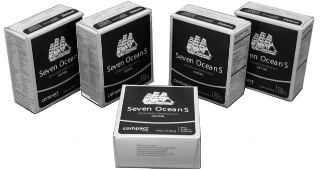 Survival food ration Seven Oceans 500 Gram, Price Per pc, IMPA 330225, 330223, 330226 , Weight: 0.5Kg, HS Code 19059098, Origin NO
