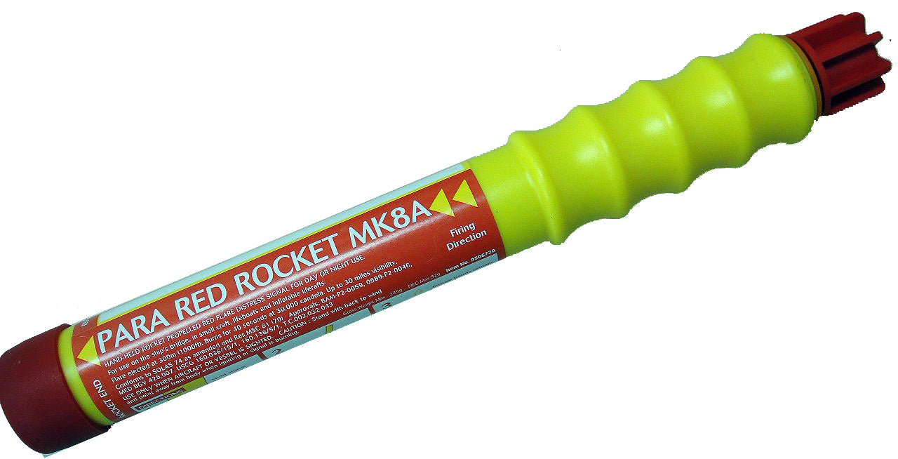 Comet Pains Wessex Parachute signal red, Price Per pc, IMPA 330311, Weight: 0.245Kg, HS Code 36049000, Origin