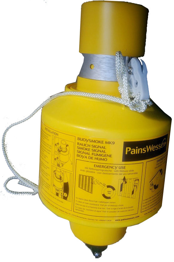 Lifebuoy self-activating smoke signal, Price Per pc, IMPA 330324, Weight: 4.2Kg, HS Code 36049000, Origin