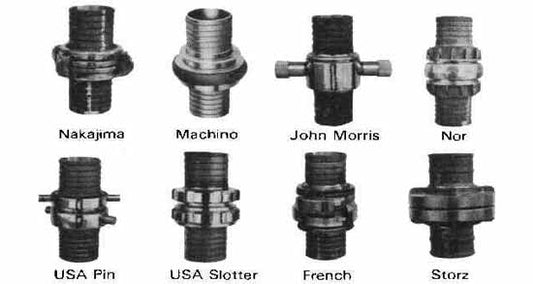 Nakajima Hose Coupling, Size 50A (2" x 2"), JIS F-7335, Connection = Interlocking, brass, Price Per PCE, HS-Code 7419809099, Origin CN, IMPA 330852, Weight 1.076Kg, TETRA, Quality B
