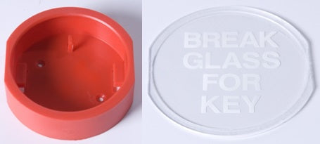 Emergency keybox red, Price Per pc, IMPA 330968, Weight: 0.15Kg, HS Code 70049080, Origin GR