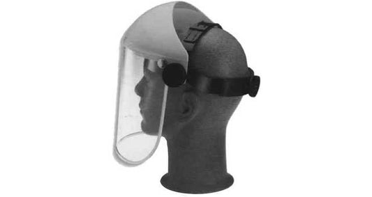 Climax 324 RG, Faceshield, polycarbonate, clear, 400 x 200 mm, foreheadprotection, adjustable headband, IMPA 331144, Price Per PCE, HS-Code 9004901000, Origin ES, IMPA 331144, Weight 0.28Kg, Climax, Quality B