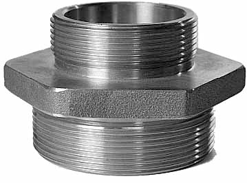 REDUCING NIPPLE 21/2" X 21/2" BRASS ANST MALE X BSP MALE , Price per PIECE , Country Of Origin : CN , HS Code: 74122000 , Net Weight: 0.62 , IMPA - 333475 - ISSA