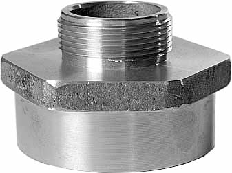 REDUCING NIPPLE 21/2" X 11/2" BRASS ANST FEMALE X 9THR. MALE , Price per PIECE , Country Of Origin : CN , HS Code: 74122000 , Net Weight: 0.688 , IMPA - 333516 - ISSA