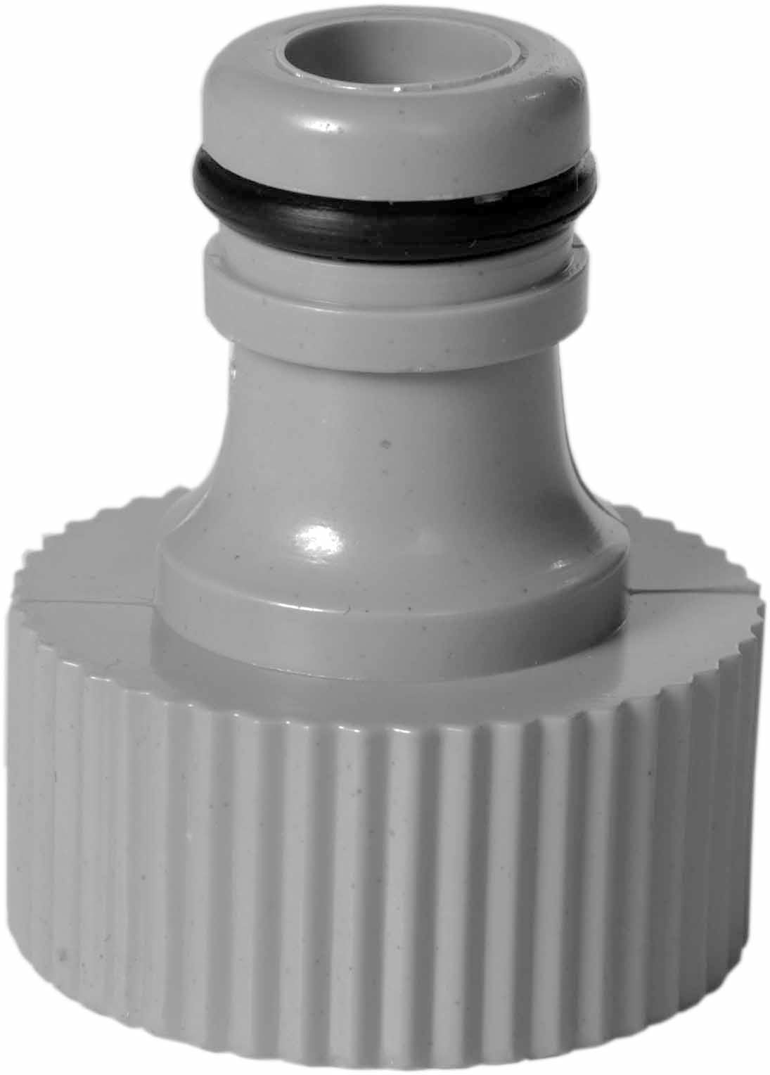 TAP CONNECTOR GARDENA 3/4" PVC BSP FEMALE , Price per PIECE , Country Of Origin : CN , HS Code: 39173100 , Net Weight: 0.008 , IMPA - 350904 - ISSA