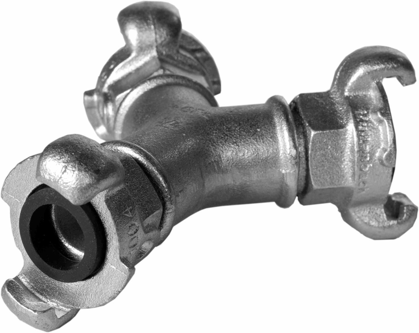 AIR CLAW HOSE COUPLING 3-WAY AIR CAST IRON 42 MM , Price per PIECE , Country Of Origin : CN , HS Code: 73269098 , Net Weight: 0.804 , IMPA - 351078 - ISSA