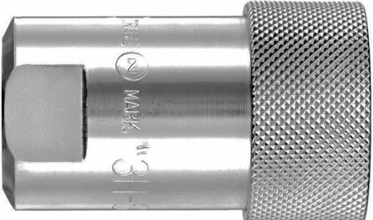 NITTO 2-HS (1/4") Quick-Connect Coupler, Double End Shut Off, Stainless steel, IMPA 351601, Price Per PCE, HS-Code 7326200090, Origin JP, IMPA 351601, Weight 0.137Kg, Nitto Kohki, Quality A