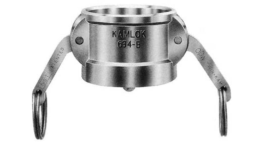 Camlock Coupling Dust Cap, Diameter 63 mm (2-1/2"), Brass, IMPA 352070, Price Per PCE, HS-Code 7419809099, Origin CN, IMPA 352070, Weight 0.842Kg, TETRA, Quality B