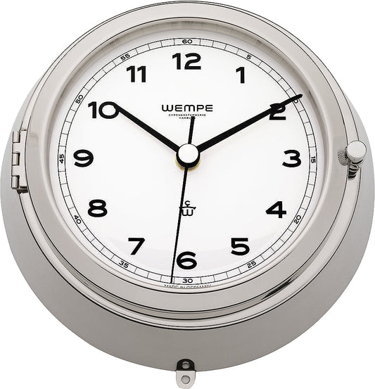 MARINE CLOCK QUARTS BRASS diam.200mm, Price for 1, IMPA 370204, ISSA 4900110, Weight 0.60Kg HS Code:  91052900 Origin:  NETHERLANDS