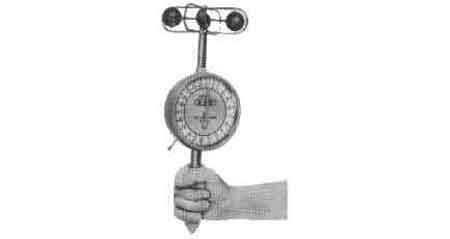 Wind speed indicator analog, Price Per pc, IMPA 370271, Weight: 1Kg, HS Code 90258020, Origin DE