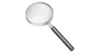 MAGNIFYING GLASS diameter 90mm, Price for 1, IMPA 371027, ISSA 3511300, Weight 0.11Kg HS Code:  90138090 Origin:  CHINA