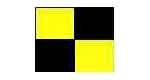 FLAG SIGNALING L, LETTER 100X120CM BUNTING, IMPA 371522, Price per SHT