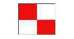 FLAG SIGNALING U, LETTER 100X120CM , IMPA 371531, Price per SHT