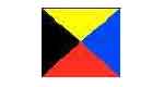 FLAG SIGNALING Z, LETTER 100X120CM , IMPA 371536, Price per SHT
