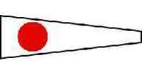 FLAG SIGNALING 1, NUMERAL 100X120CM BUNTING, IMPA 371541, Price per SHT
