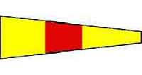 FLAG SIGNALING 0, NUMERAL 100X120CM, IMPA 371550, Price per SHT