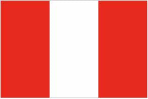 FLAG PERU, ENSIGN FLAG 100X150CM, IMPA 371939, Price per SHT