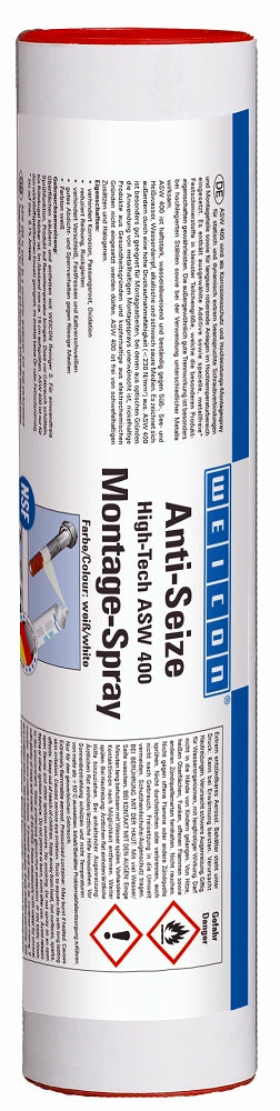 ANTI SEIZE PRODUCTS ASW 400 K 400 GR WEICON , Price per PIECE , Country Of Origin : DE , HS Code: 34031980 , Net Weight: 0.4 , IMPA - 450882 - ISSA