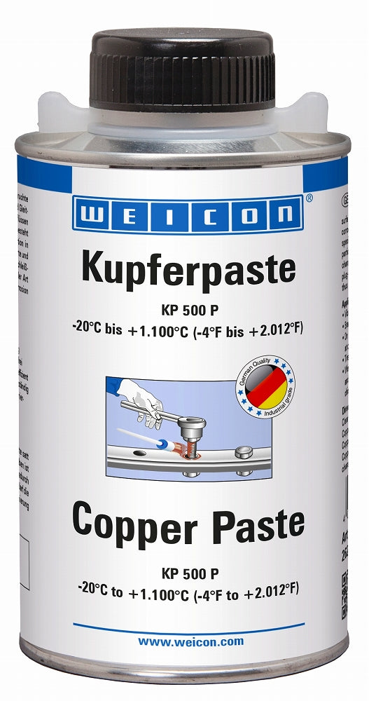 ANTI-SEIZE COPPER COMPOUND brush top  500gr  SPANJAARD, Price for 1, IMPA 450890, ISSA , Weight 0.50Kg HS Code:  34031910 Origin:  SOUTH AFRICA