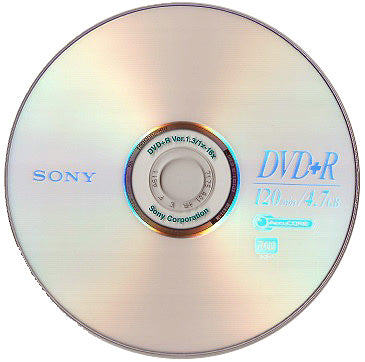 DVD recordable R  box á 10, Price Per pc, IMPA 472692, 472691 , Weight: 0.2Kg, HS Code 85234959, Origin CN