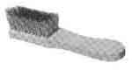 WIRE BRUSH STEEL-3 ROWS with straight wooden handle, Price for 1, IMPA 510662, ISSA 2905003, Weight 0.09Kg HS Code:  96039010 Origin:  CHINA