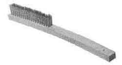 WIRE BRUSH STEEL-4 ROWS with straight wooden handle, Price for 1, IMPA 510663, ISSA 2905004, Weight 0.11Kg HS Code:  96039010 Origin:  CHINA
