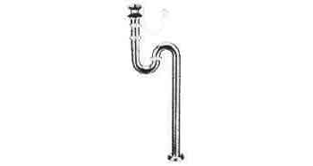 S-TRAP WITH FLOOR PIPE 11/4" CHROMED WATERLINE , Price per PIECE , Country Of Origin : NL , HS Code: 74199990 , Net Weight: 0.3 , IMPA - 530342 - 530343 - 530347 -  - ISSA