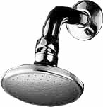 SHOWER HEAD BALL HINGE 1/2" CHROMED WATERLINE BLACK , Price per PIECE , Country Of Origin : NL , HS Code: 74182000 , Net Weight: 0.212 , IMPA - 530379 - ISSA  - 3906603 - 3906801 - 3906803 - 3906804