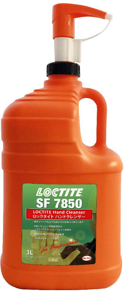 HAND CLEANER ORANGE 3 litre pump dispenserLOCTITE, Price for 1, IMPA 551525, ISSA , Weight 3.00Kg HS Code:  34021900 Origin:  GERMANY