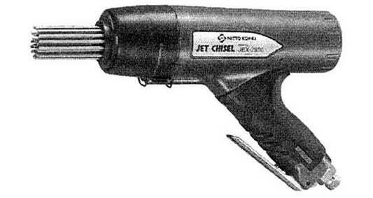 NITTO JEX-2800A, Low vibration Pneumatic Needle Scaler, Pistolgrip, 28 needles, IMPA 590470, Price Per PCE, HS-Code 8467111000, Origin JP, IMPA 590470, Weight 4.3Kg, Nitto Kohki, Quality A