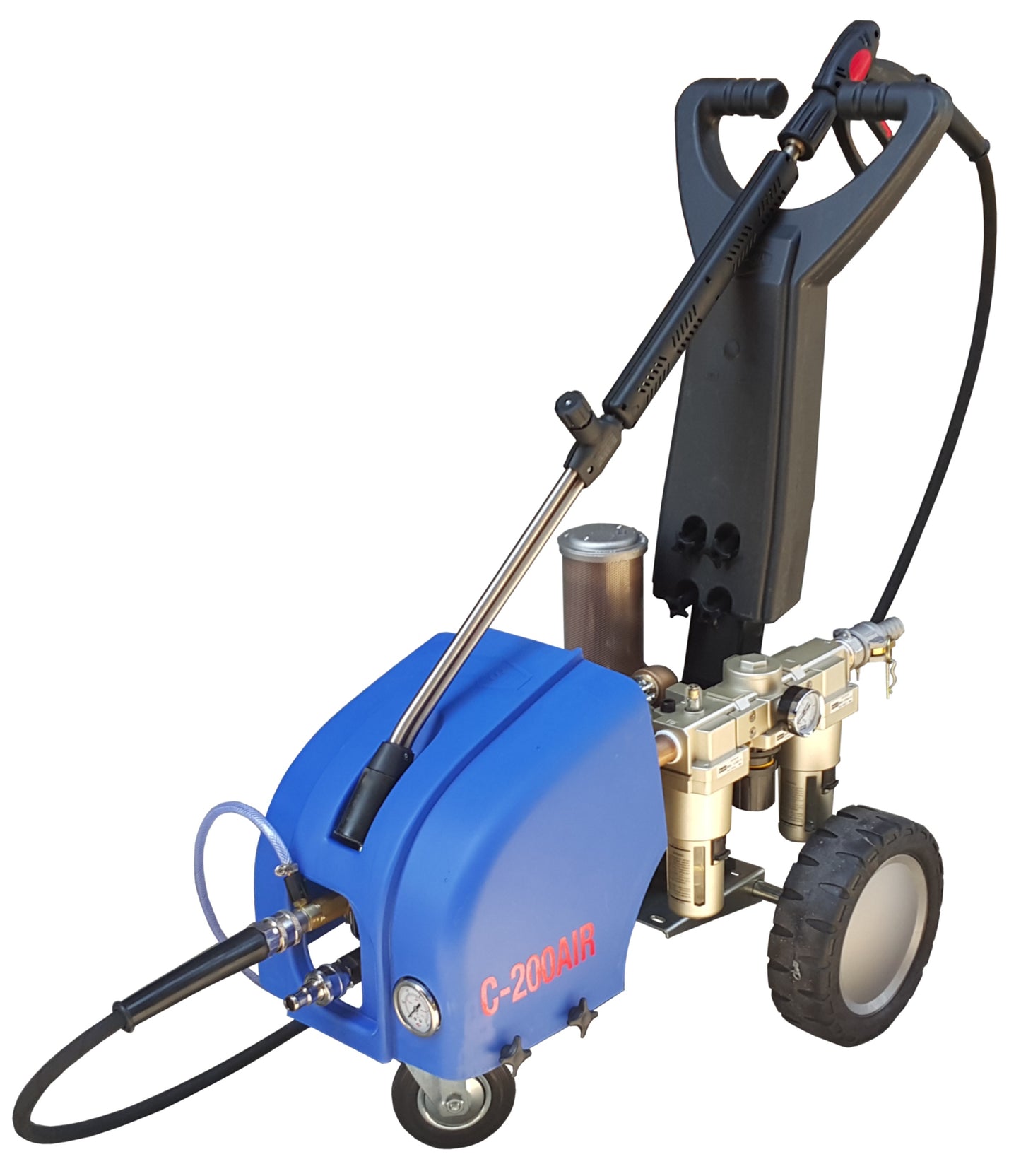 Den-Sin C-200 Air High Pressure Cleaner, Air Powered, 200 Bar, 15 l/min, 1" Air Inlet, 3/4" Water Inlet, IMPA  590851, Price Per PCE, HS-Code 8424301000, Origin SG, IMPA 590851, Weight 70Kg, Den-Sin, Quality A