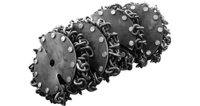 Replacement Heads for Rustibus 2000 Scaling Machine, Disposable chain drum, set of 4 pieces, part no. 200-0156, Price Per PCE, HS-Code 8467920000, Origin CN, IMPA 591209, Weight 22.1Kg, , Quality B